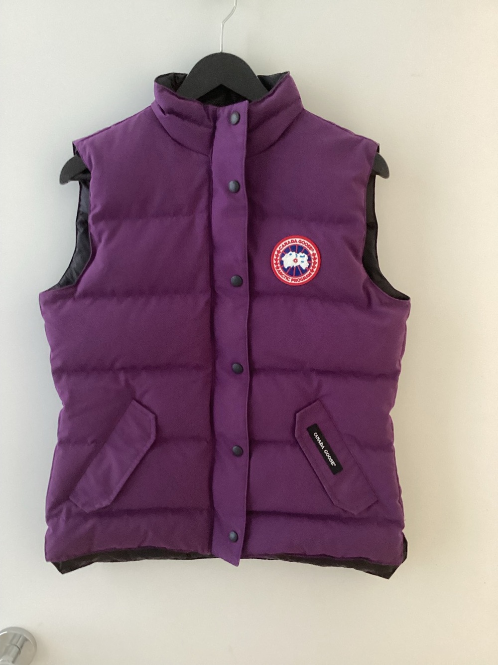 Canada Goose  Purple Down Puffer Vest Medium